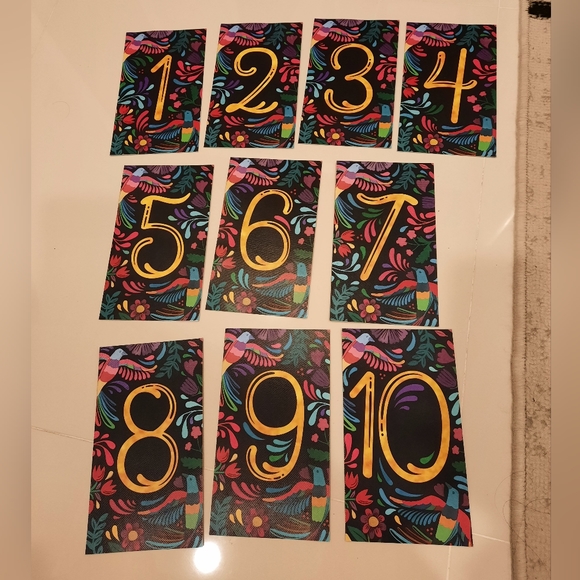 Otomi table numbers 1-10 - Picture 3 of 3